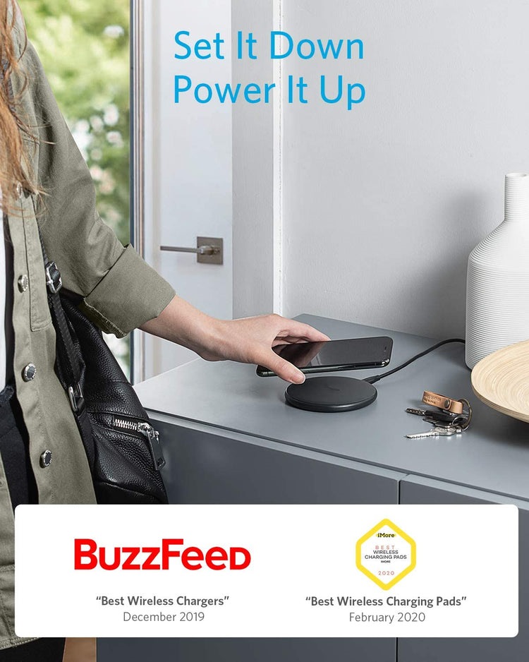 Anker 313 Wireless Charger ((Pad) Wireless Chargers Black | UF080558S7