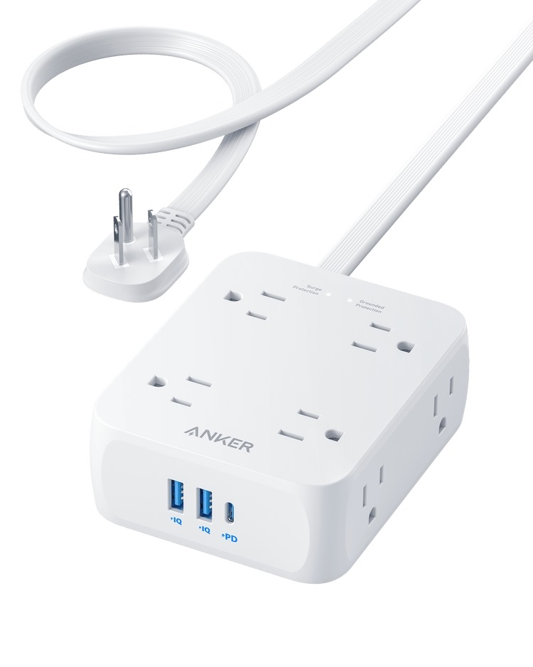 Anker 341 USB Power Strip AC Power White | EV886308J4