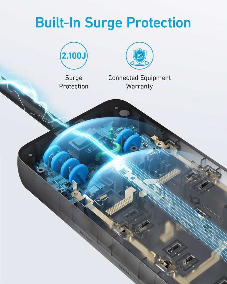 Anker 351 Power Strip AC Power Black | FQ056465X2