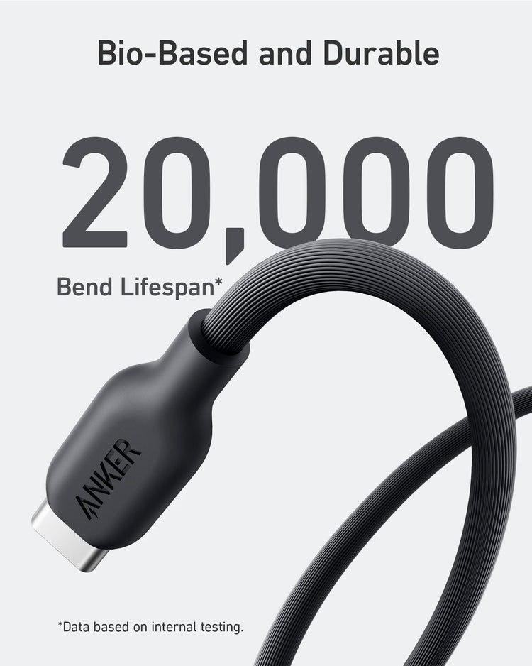 Anker 541 USB-C to Lightning Cable ((Bio-TPU) Cables Black | QN255925L6