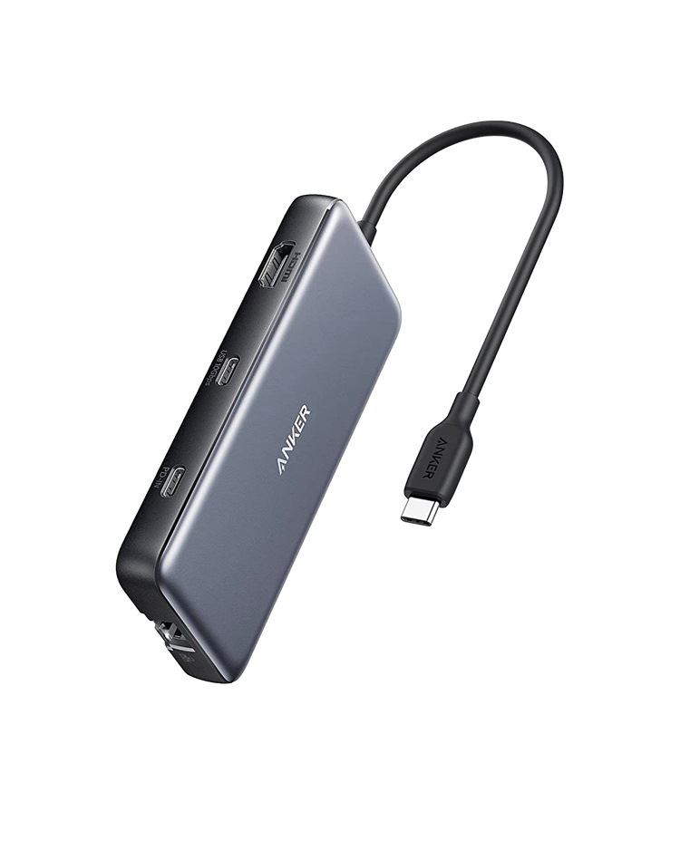 Anker 555 USB-C Hub ((8-in-1) Hubs and Docks Grey | JG594509D5