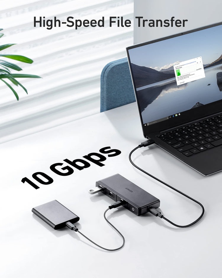 Anker 556 USB-C Hub ((8-in-1, USB4) Hubs and Docks Black | EY164276K8