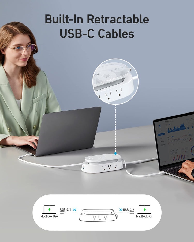 Anker 647 Charging Station ((10-in-1) AC Power White | KT884028V8