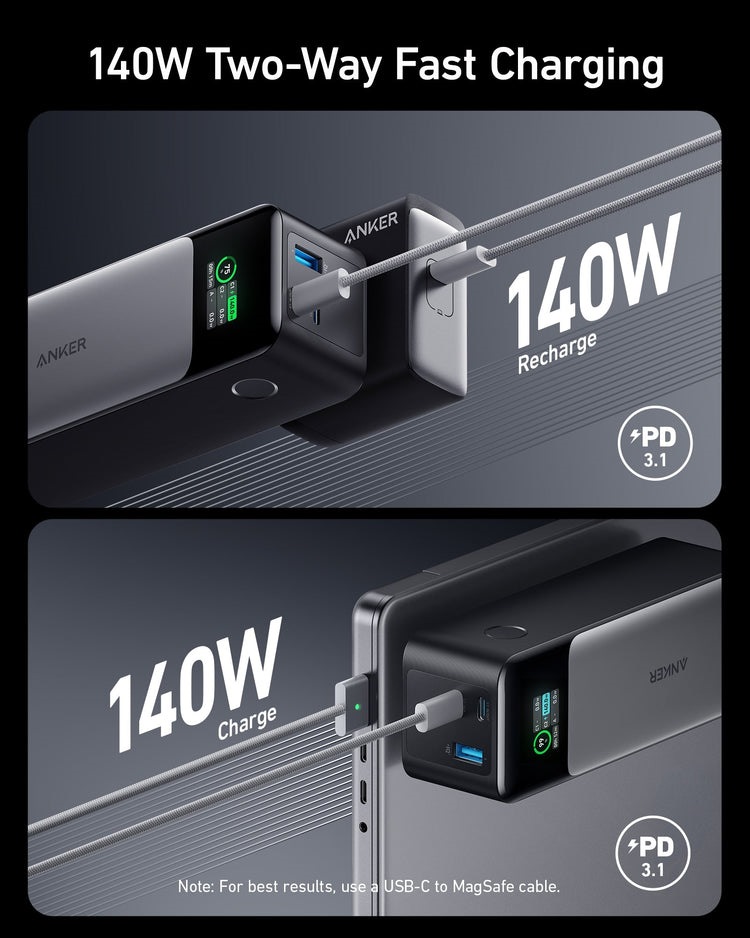 Anker 737 Power Bank ((PowerCore 24K) Power Banks Black | OZ651235D0