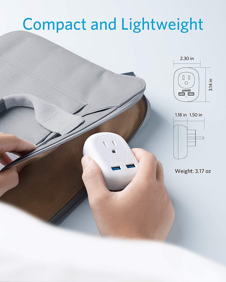 Anker PowerExtend USB Plug AC Power White | XR449444P5